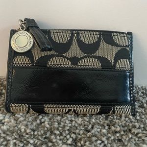 Black Coach coin purse
